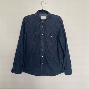 Sandro Denim Western Shirt
